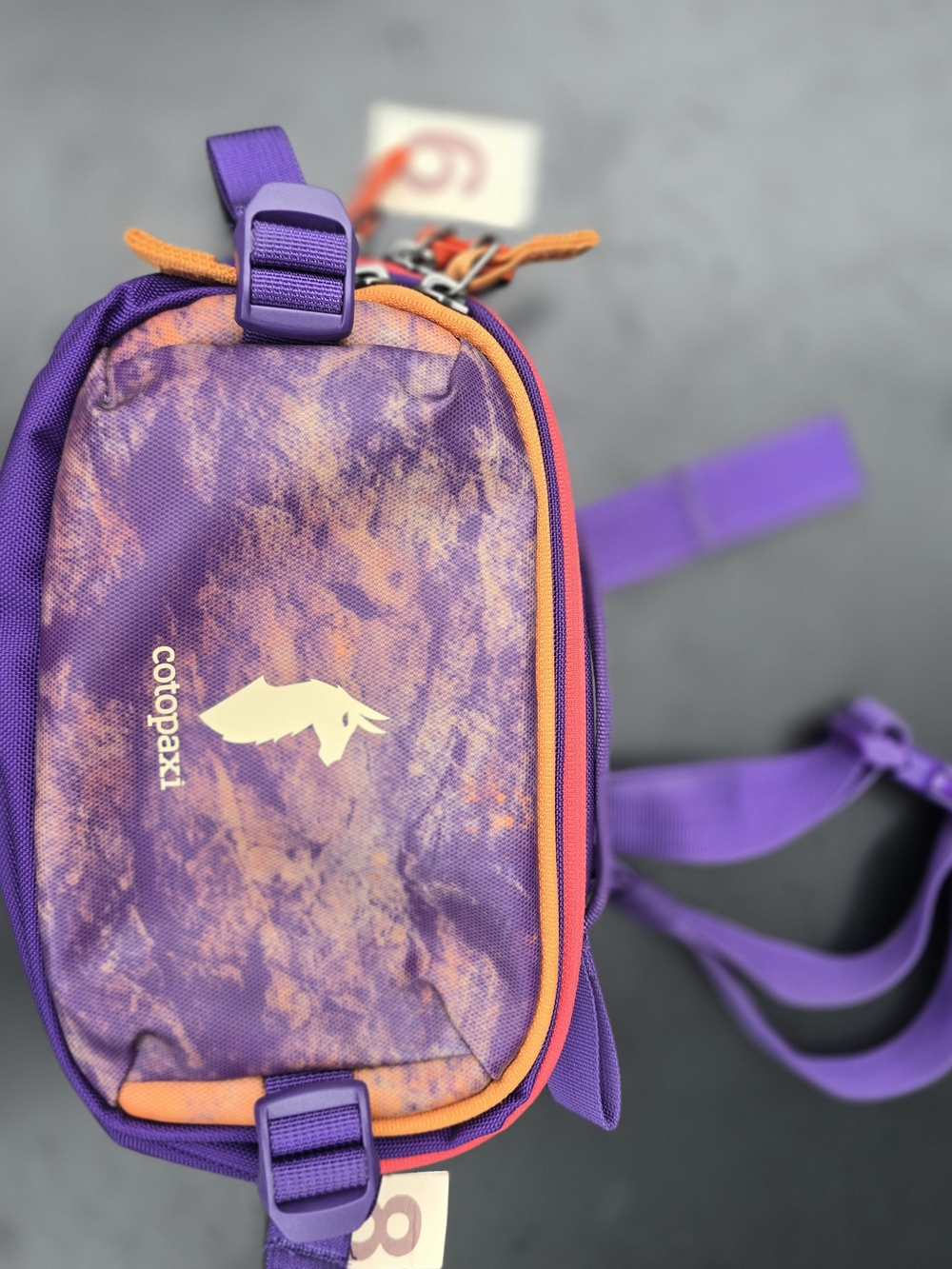 cotopaxi Allpa 1.5x Purple and Orange Compact Crossbody Sling
